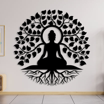 Buddha – Metal Wall Art for Peace & Mindfulness