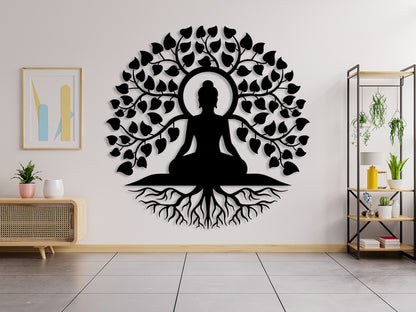Buddha – Metal Wall Art for Peace & Mindfulness