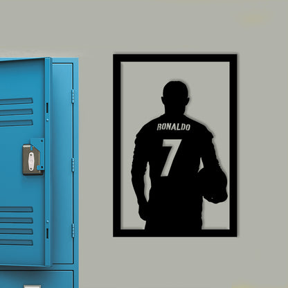 Cristiano Ronaldo – Football Champion – Metal Wall Art