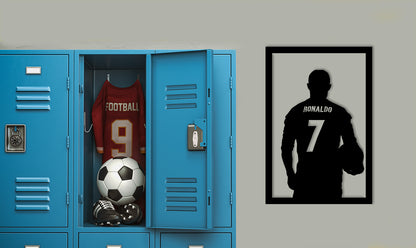 Cristiano Ronaldo – Football Champion – Metal Wall Art
