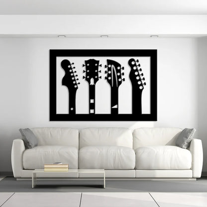 Guitars – Exclusive Metal Wall Art Decor