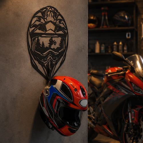 Helmet Hanger – Creative Metal Wall Hanging