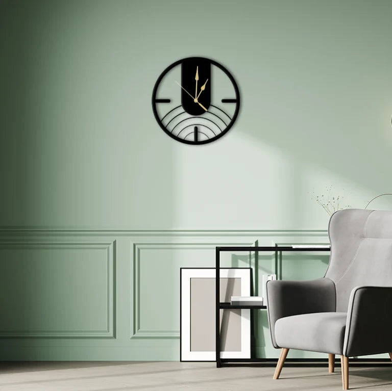 Rainbow Metal Wall Clock – Timepiece