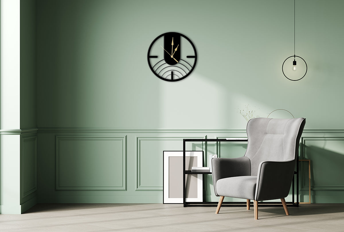 Rainbow Metal Wall Clock – Timepiece