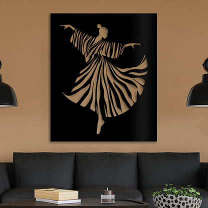 The Dancer – Dance-Inspired Metal Wall Decor