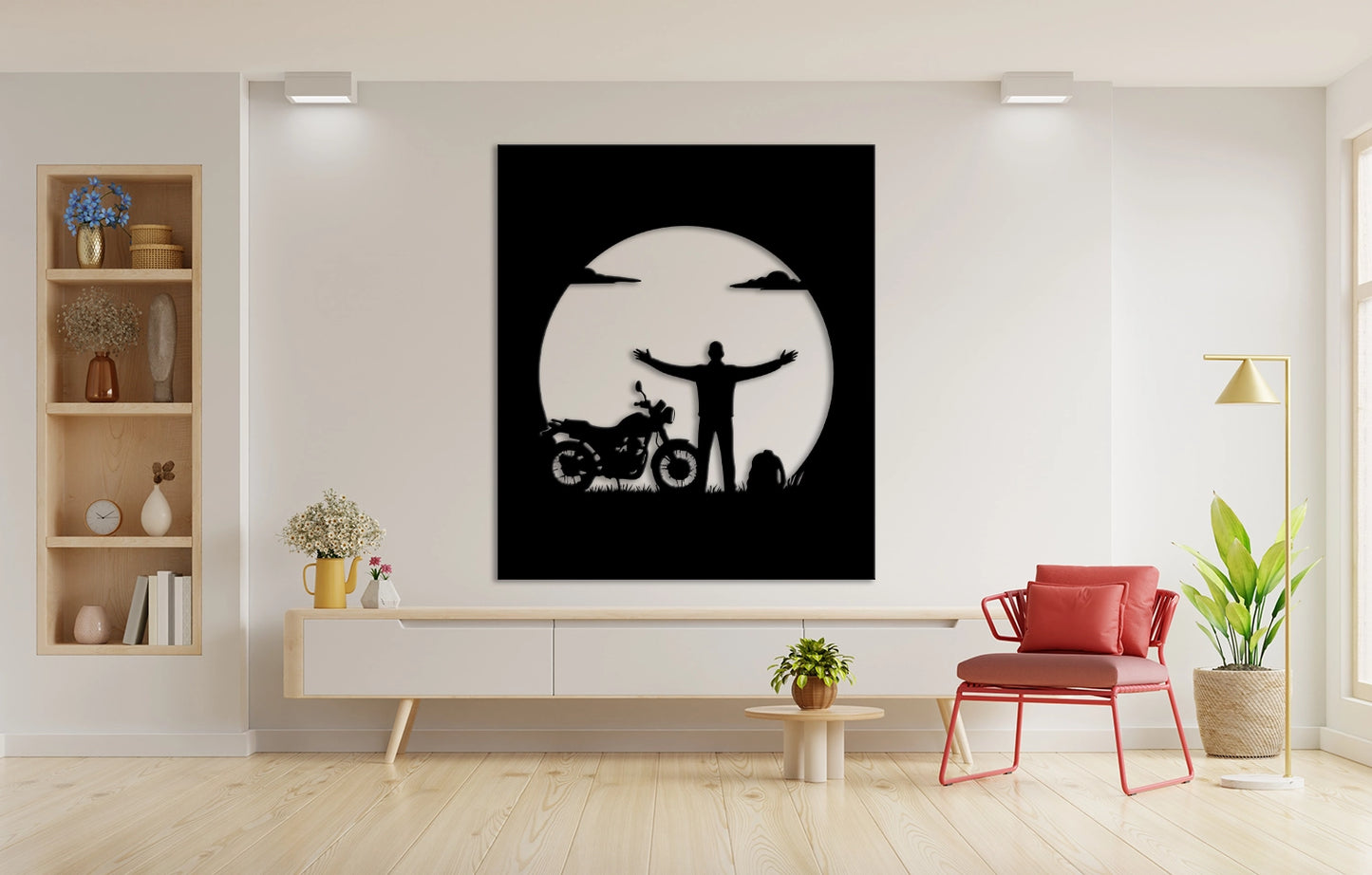 The Traveler Wall Decor – Imaginative Metal Wall Hanging
