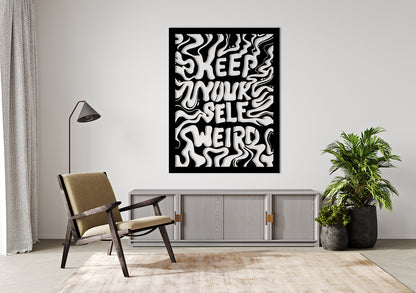 Weird Metal Wall Art – Quote Metal Wall Decor