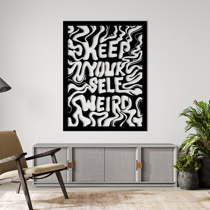 Weird Metal Wall Art – Quote Metal Wall Decor